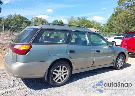 2003 Subaru Outback from USA, damaged, VIN 4S3BH675237609804